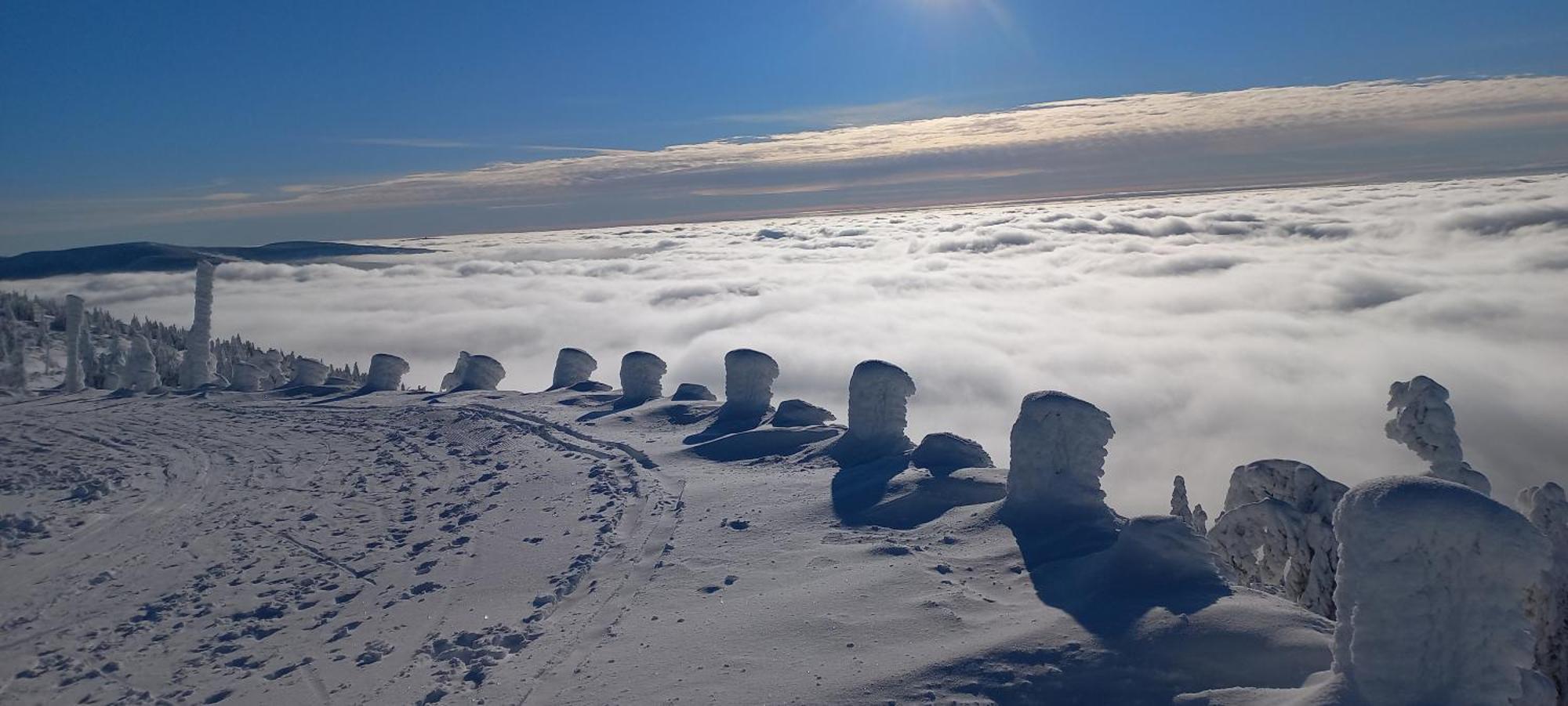 Horní Mísečky 3kk mezonet E25 u sjezdovky Skiareál, max 6 osob Horni Misecky Exterior foto